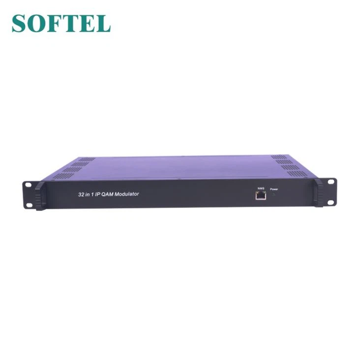 Best Selling 4 Channels Mux Scrambler Modulator Supporting 16*Asi, 4*Asi or 8*Tuner in and ...