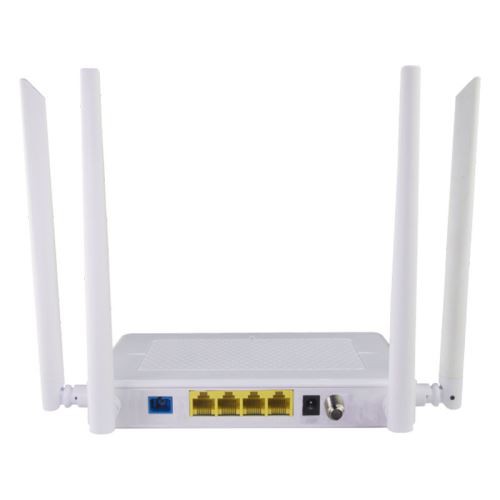 4GE Single-fiber CATV Dual-Band ONT